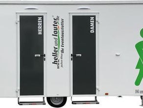 Toilettenwagen mieten / Mobile Toilette / WC-Wagen Typ: M VIP