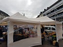Faltpavillon 6x3m creme mit Seitenteilen - Standort Bonn Lieferung möglich