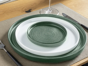 Teller Flach mit Rand Hartglas (Vorspeisenteller/Dessertteller) 12stk.