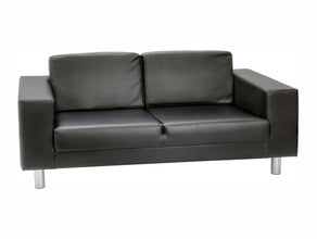 Rena Sofa schwarz H 74cm / B 140cm / T 75cm