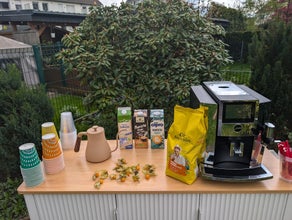 Mobile Kaffee Bar inklusive 100 Kaffee Spezialitäten