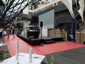 Messeteppich / Messeteppichboden / Messe Teppich Verlegung