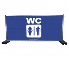 Sichtschutzplane "WC"
