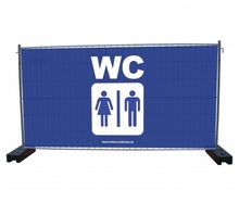 Sichtschutzplane "WC"