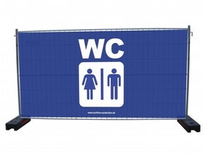Sichtschutzplane "WC"