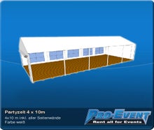 Partyzelt 4 x 10m