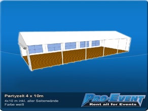 Partyzelt 4 x 10m