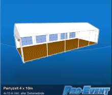 Partyzelt 4 x 10m