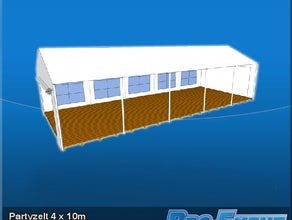 Partyzelt 4 x 10m