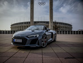 Audi R8 V10 Spyder Performance 2024 mieten Cabrio Roadster Sportwagen Hochzeitsauto
