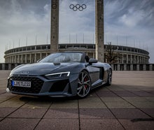 Audi R8 V10 Spyder Performance 2024 mieten Cabrio Roadster Sportwagen Hochzeitsauto