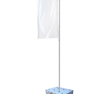Fahnenmast 6m SET Eventgewicht mieten