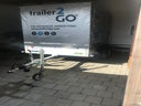 Allzweckanhänger mit Plane, Anhänger mit Plane 160 cm, 1300 kg Zul. Ges. Gewicht