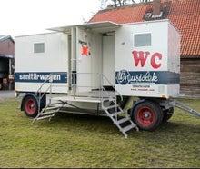 Unser Toilettenwagen mit Fäkalientank