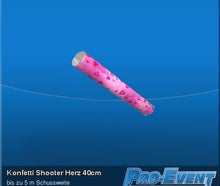 Konfetti Shooter Herz 40cm