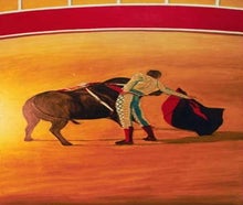 Spanien Torero Kulisse, Stier, Stierkampf