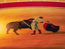 Spanien Torero Kulisse, Stier, Stierkampf