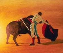 Spanien Torero Kulisse, Stier, Stierkampf