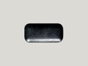 Karbon Teller flach schwarz 22x11cm