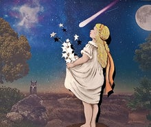 Märchen Kulisse Sterntaler, Märchen Dekoration