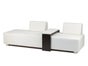 Lounge-Sofa, weiß - Galerie - Bild 2