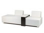 Lounge-Sofa, weiß - Galerie - Bild 2