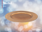 Platzteller - bronzefarben - exklusives Design - 33 cm Durchmesser - Mietgeschirr - bundesweiter Versand - Galerie - Bild 3