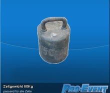 Zeltgewicht 50Kg