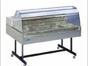 Kühlvitrine für 3x1/1 GN h 65mm 120 cm, 230V, Schuko, 1KW, 16A, (Abbildung ähnlich)