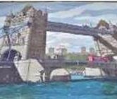 Tower Bridge Kulisse, London, England, Brücke