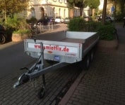 Anhänger 2t offen Ladefläche 300x165cm Hochlader