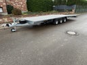 3,5t 3-Achser Autotransporter mit Seilwinde, Anhänger für Transporter KFZ PKW 3500kg Tridem