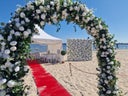 Blumenbogen - Hochzeitseingang - Hochzeitsbogen - Hochzeitsblumen - Rosenbogen