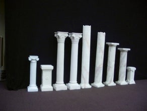 Griechische Säulen, Säulenstumpf, Stumpf, Säule, Tempel