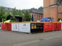 Bauzaun Mueba 350cm (Preis pro Meter) mit Betonfuss optional Sichtschutz - Galerie - Bild 3
