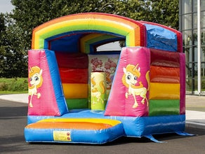 Hüpfburg Einhorn (Mini), 3,10 m x 2,30 m x 2,40 m (LxBxH)