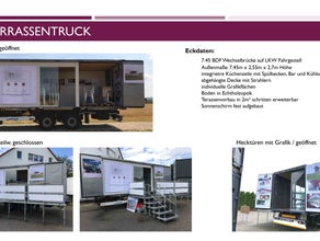Terrassentruck Showtruck Messetruck Messecontainer