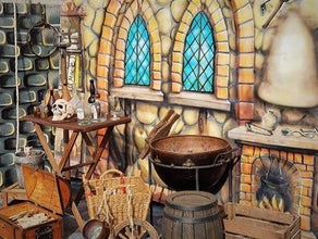 Märchen Kulisse Alchemisten Küche , Märchenküche , Märchen Dekoration