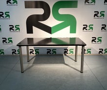 Tisch Banketttisch rechteckig schwarz 160 x 80 cm