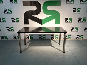 Tisch Banketttisch rechteckig schwarz 160 x 80 cm