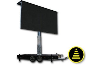 LED Trailer Cabrio 23m² - LED Trailer mieten | für gewerbliche Kunden