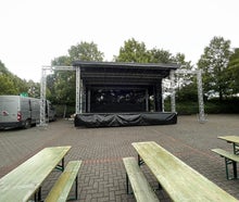 Mobile Trailerbühne 8 x 6 Meter
