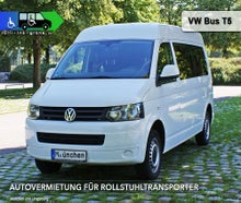 VW-Bus (hoch/lang) - mit Rollstuhlrampe - Behindertengerecht - Rollstuhltransporter - Rollstuhl