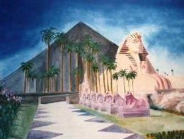 Luxor - Kulisse - Ägypten - Pyramide - Orient - Orientalisch - Event - Dekoration - Bühne
