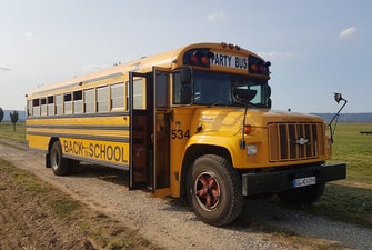 US Party Schoolbus Schulbus Partybus
