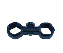 Zeltverbindungsklemme Hexagon schwarz mieten – Servicematerial