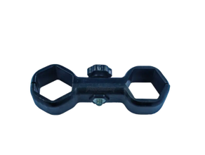 Zeltverbindungsklemme Hexagon schwarz mieten – Servicematerial