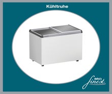 Kühltruhe mit Schiebedeckel (Glas- oder Alu)