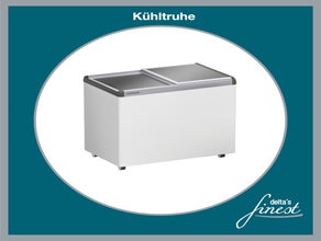 Kühltruhe mit Schiebedeckel (Glas- oder Alu)