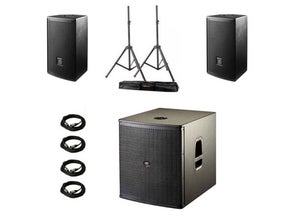 Lautsprecher Komplettsystem D.A.S. mit 1470 Watt AKTIV - anschließen und  los geht's!